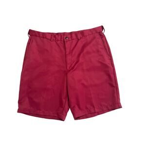 Men’s Burgundy Haggar Polyester Shorts in size 36